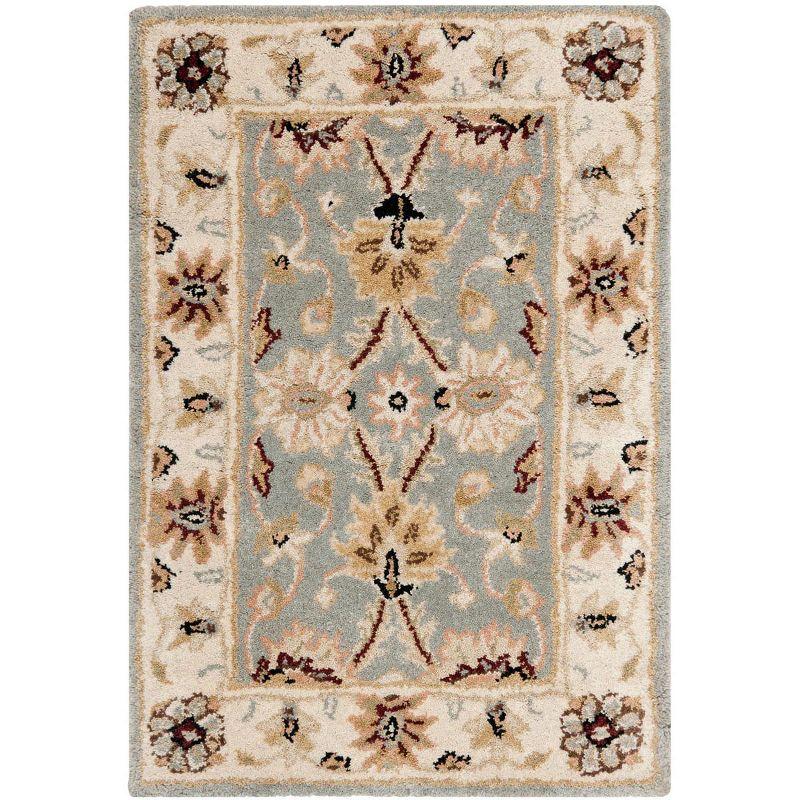 Antiquity AT249 Hand Tufted Accent Rug - Light Blue/Ivory - 2'x3' - Safavieh.