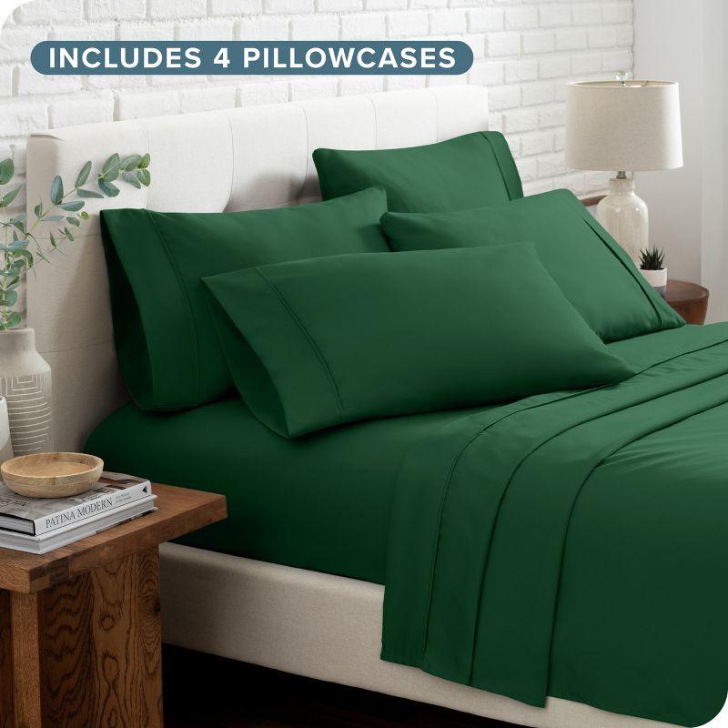 6pc Microfiber Sheet Set with Extra Pillowcases by Bare Home