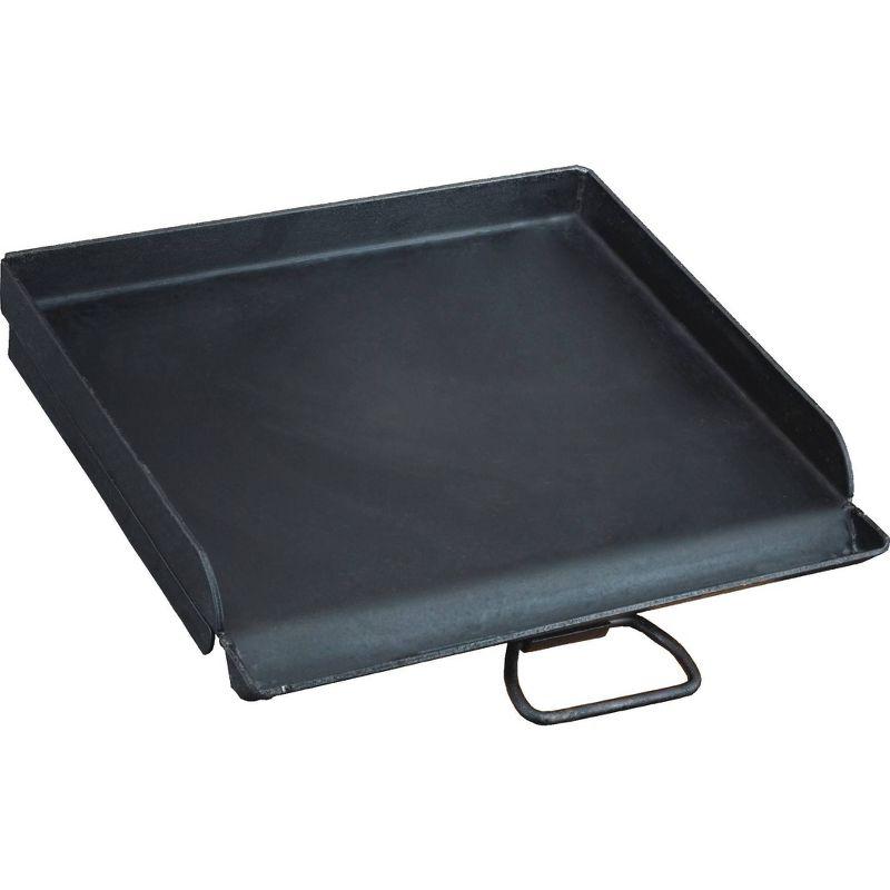 Camp Chef 14" x 16" Black Steel Rectangular Flat Top Griddle