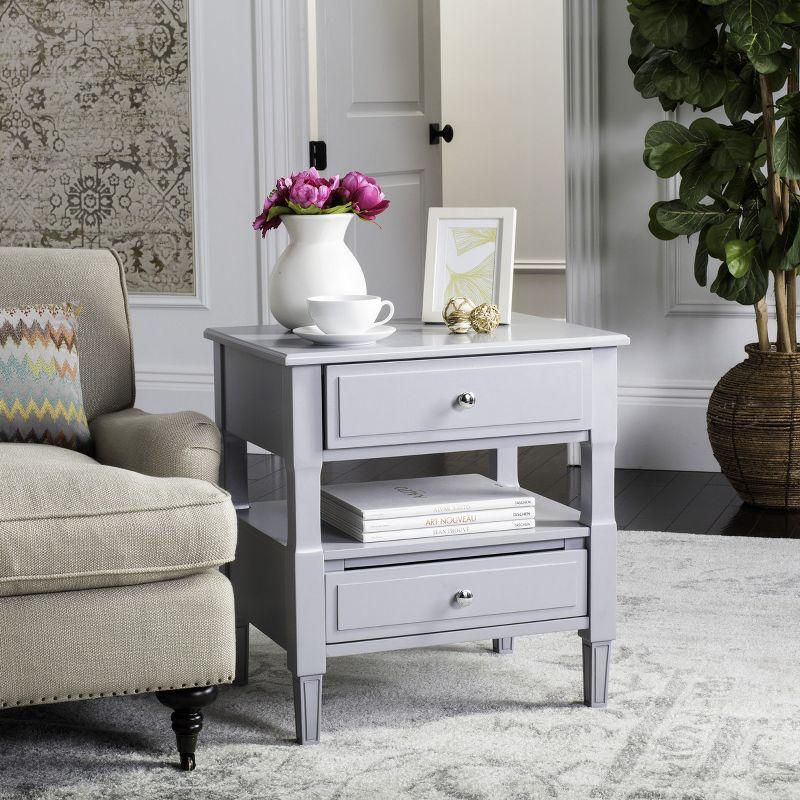 Jenson Side Table - Grey - Safavieh.