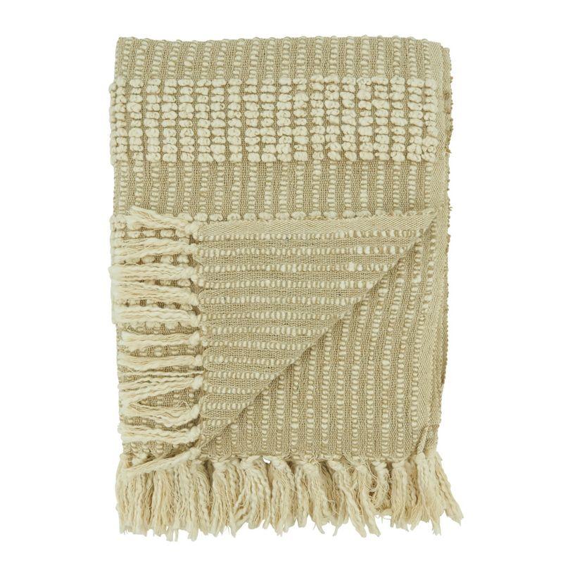 Sevan Collection Cotton Woven Throw Blanket