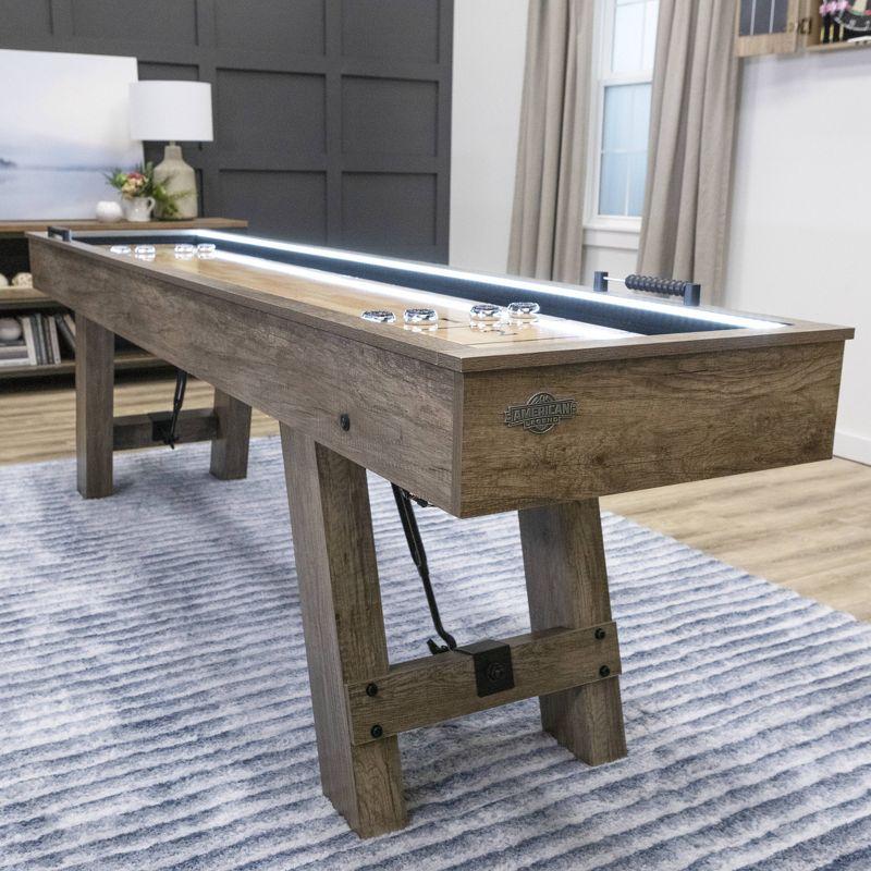 American Legend Brookdale American Legend LED 9' Shuffleboard Table
