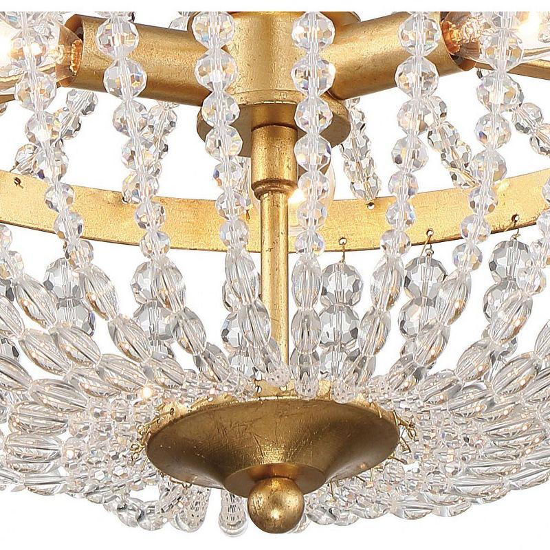 Crystorama Lighting Rylee 3 - Light Chandelier in  Antique Gold
