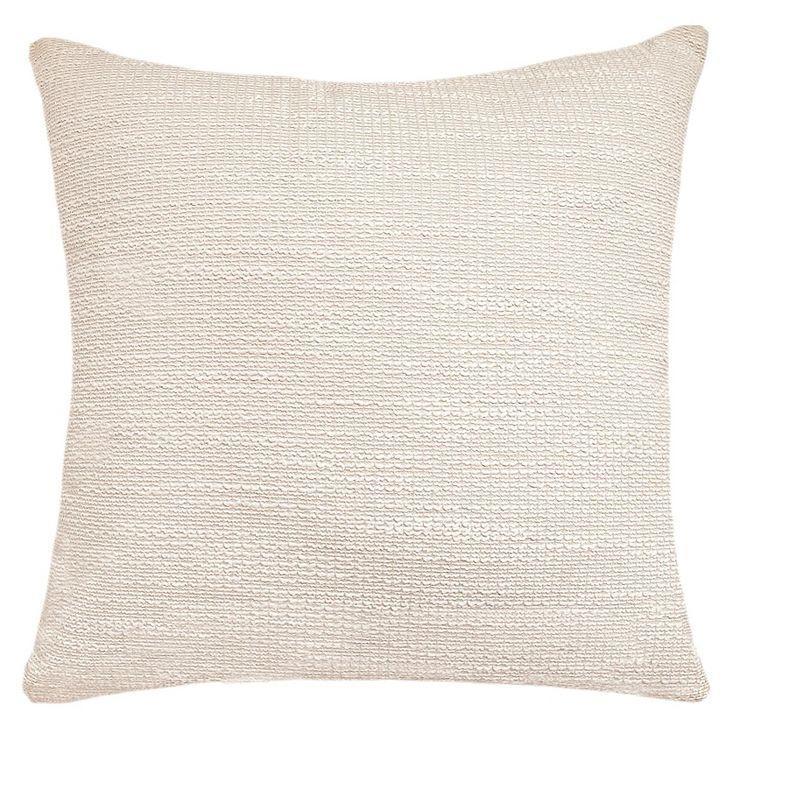 Natural Waves Beige 21" Indoor Outdoor Pillow