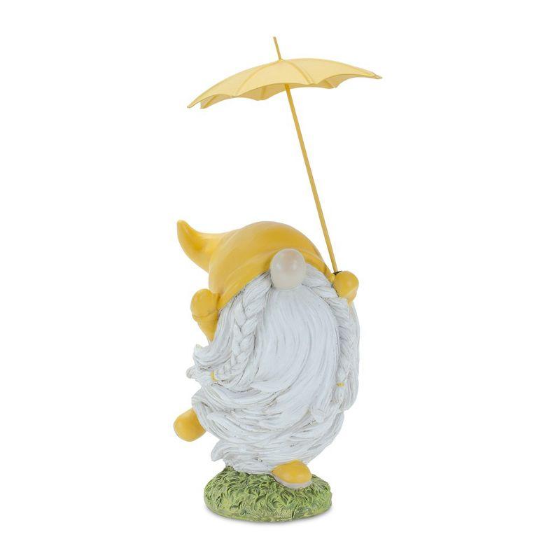 Melrose Dancing Umbrella Gnome Figurine (Set of 2)