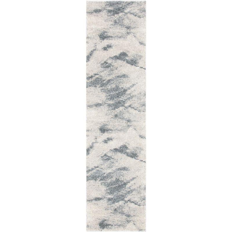 Retro RET2891 Power Loomed Runner Rug - Beige/Grey - 2'3"x9' - Safavieh.