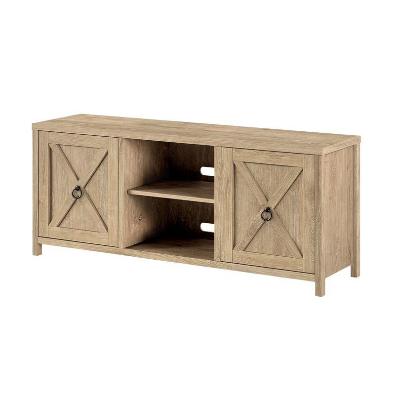 58 Inch White Oak TV Stand - Henn&Hart