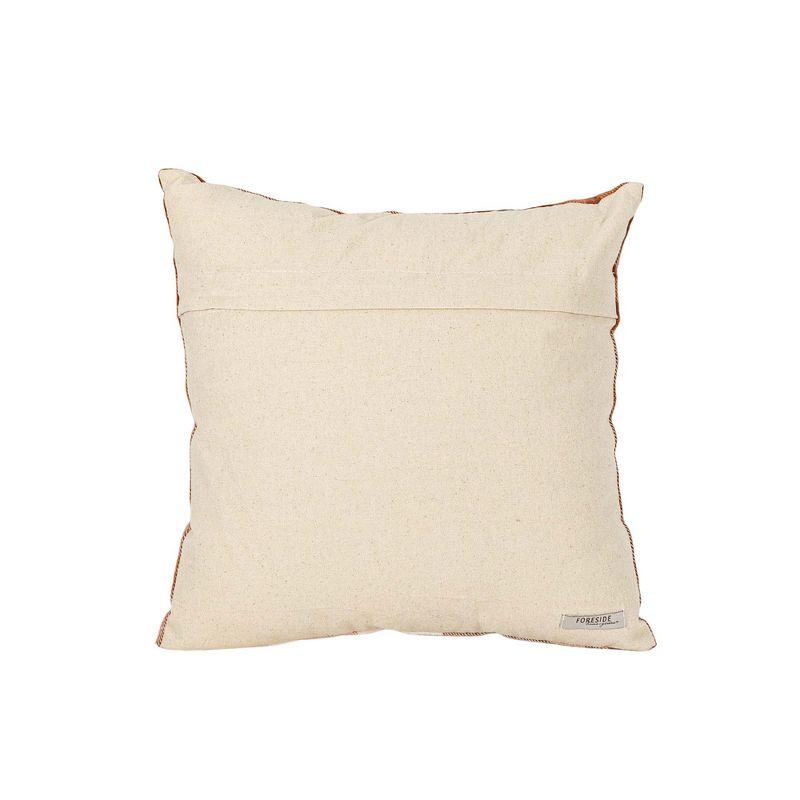 Foreside Home & Garden Fringed Cotton Throw Pillow