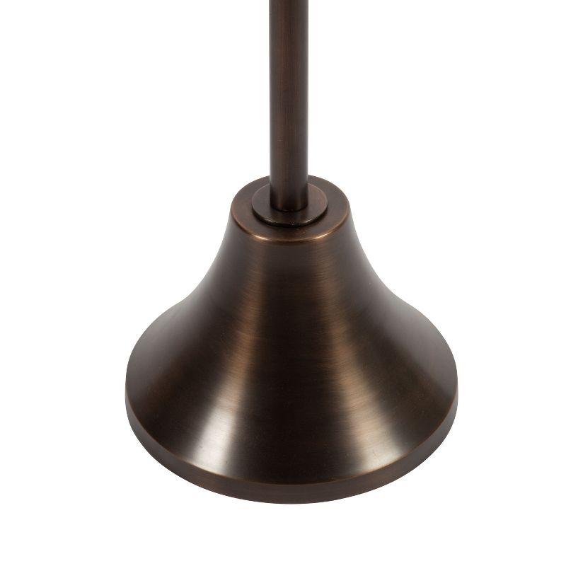 Kate and Laurel Sanzo Round Metal Side Table, 15x15x24, Bronze