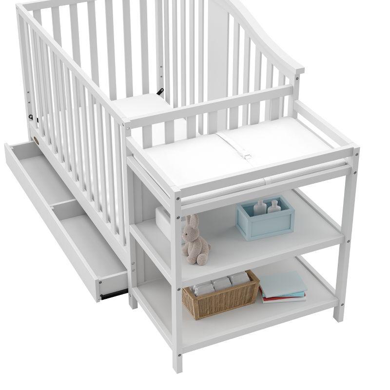 Graco Solano 5-in-1 Convertible Crib and Changer with Drawer