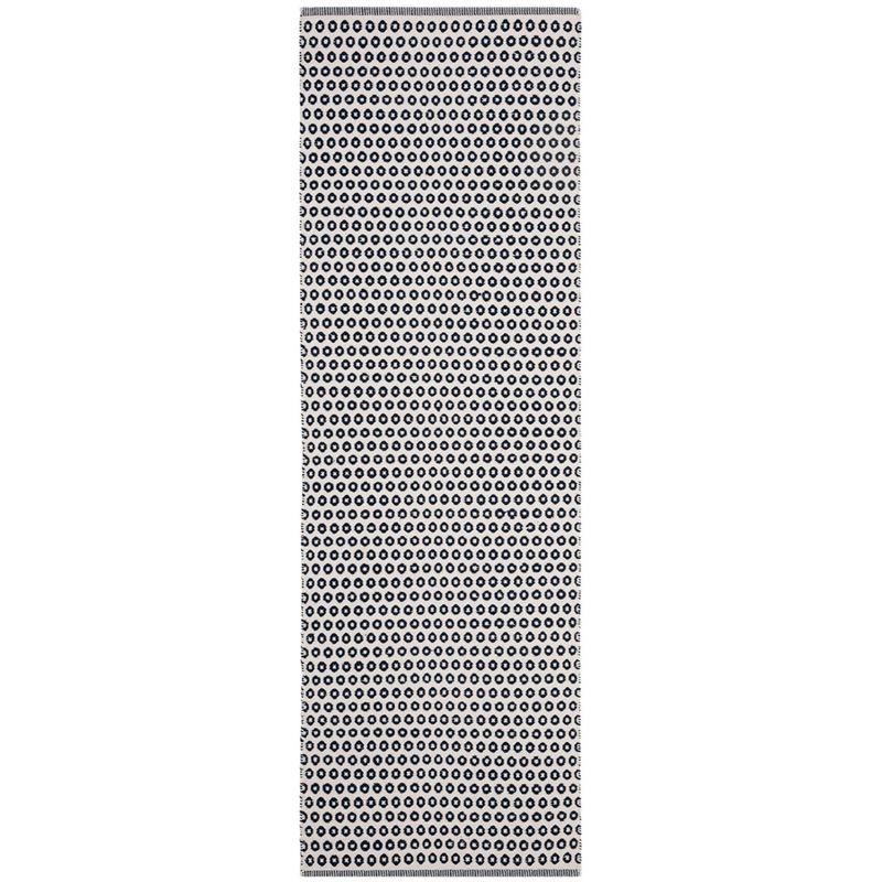 Montauk MTK616 Hand Woven Indoor Runner Rug - Navy/Ivory - 2'3"x7' - Safavieh