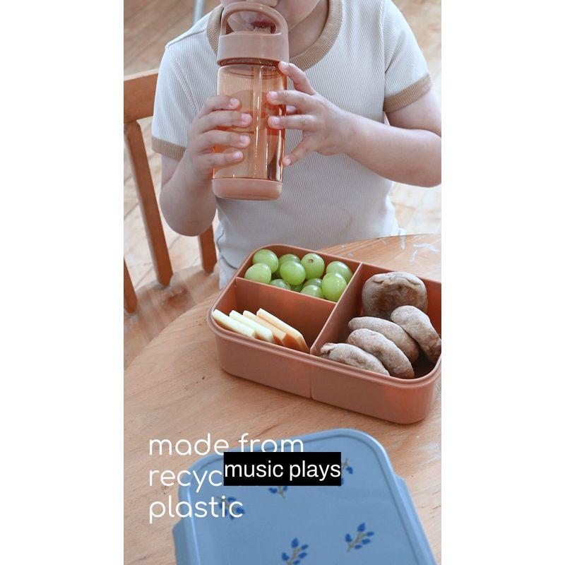 3 Sprouts Recycled Plastic Bento Box - Blueberry Blue