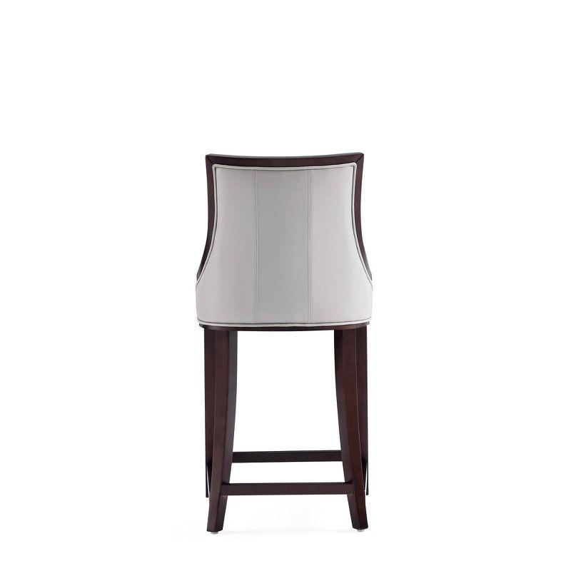 Fifth Avenue Faux Leather Counter Height Barstool - Manhattan Comfort