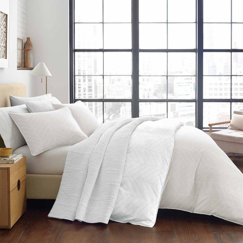 Demi Reversible Duvet Cover & Sham Set - City Scene