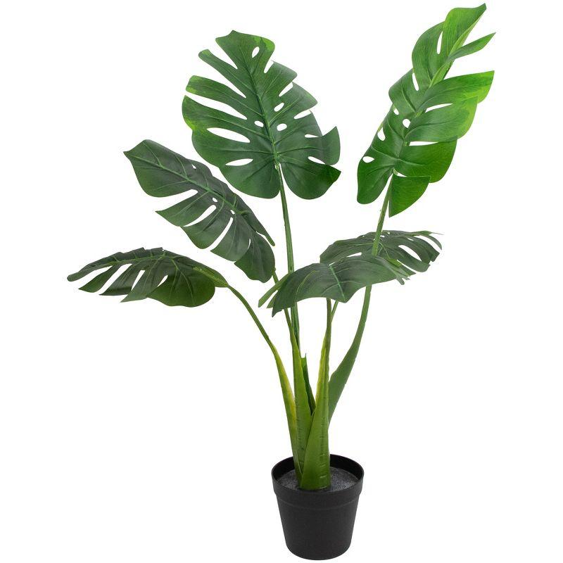 Northlight Seasonal 35'' Faux Monstera Plant Plant in Pot