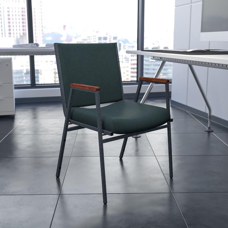 Offex Aliya Heavy Duty Stack Chair with Arms