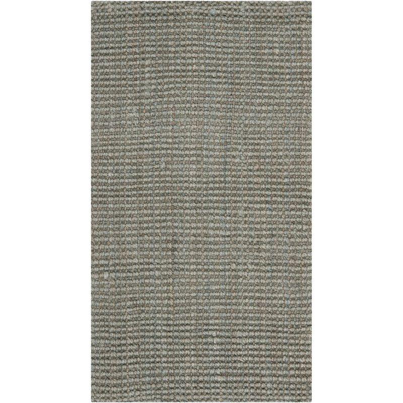 Natural Fiber NF730 Hand Woven Accent Rug - Green/Grey - 2'x3' - Safavieh.