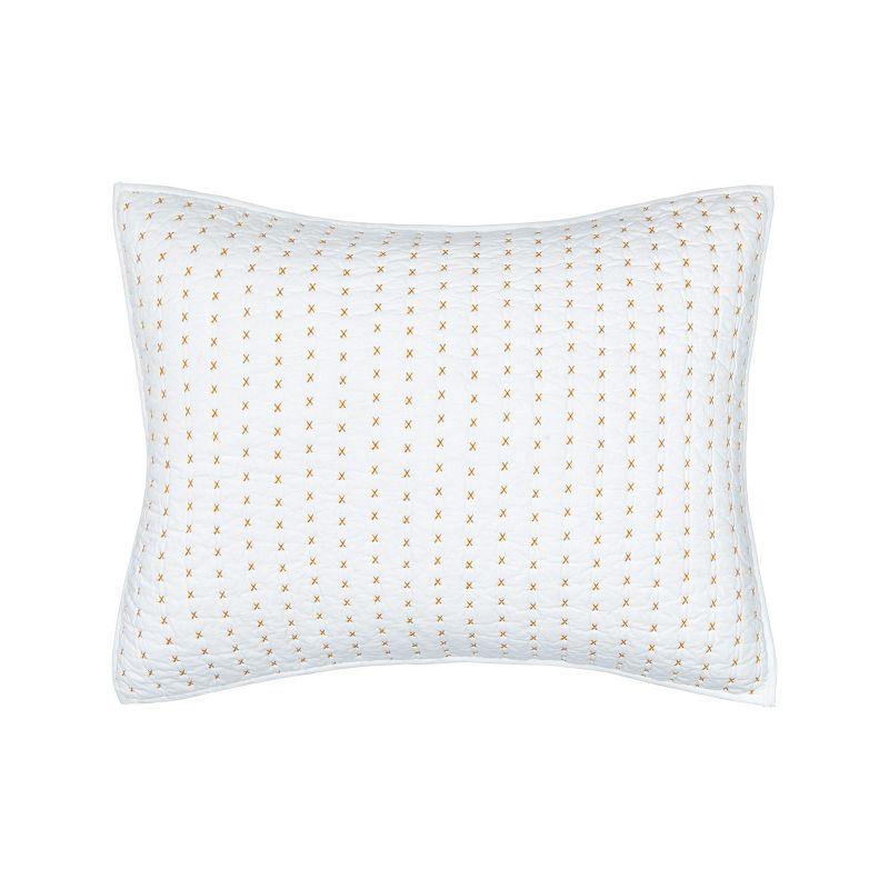 C&F Home Hilton Ochre Cotton Standard Sham