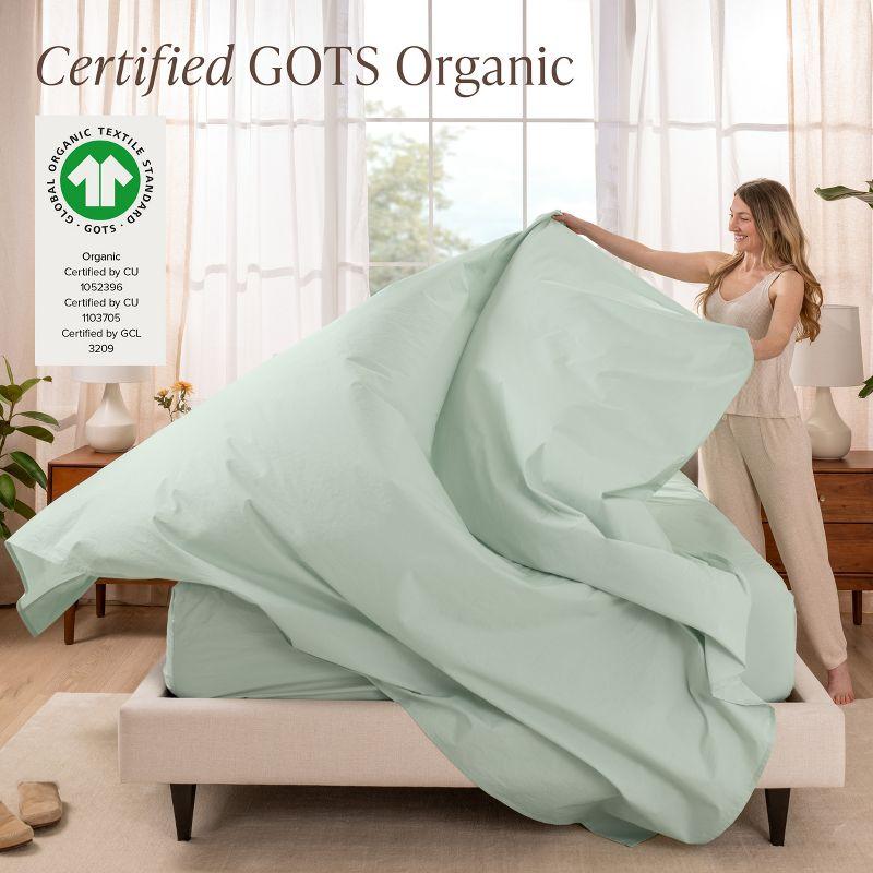 Bare Home 100% Cotton Percale Sheet Set
