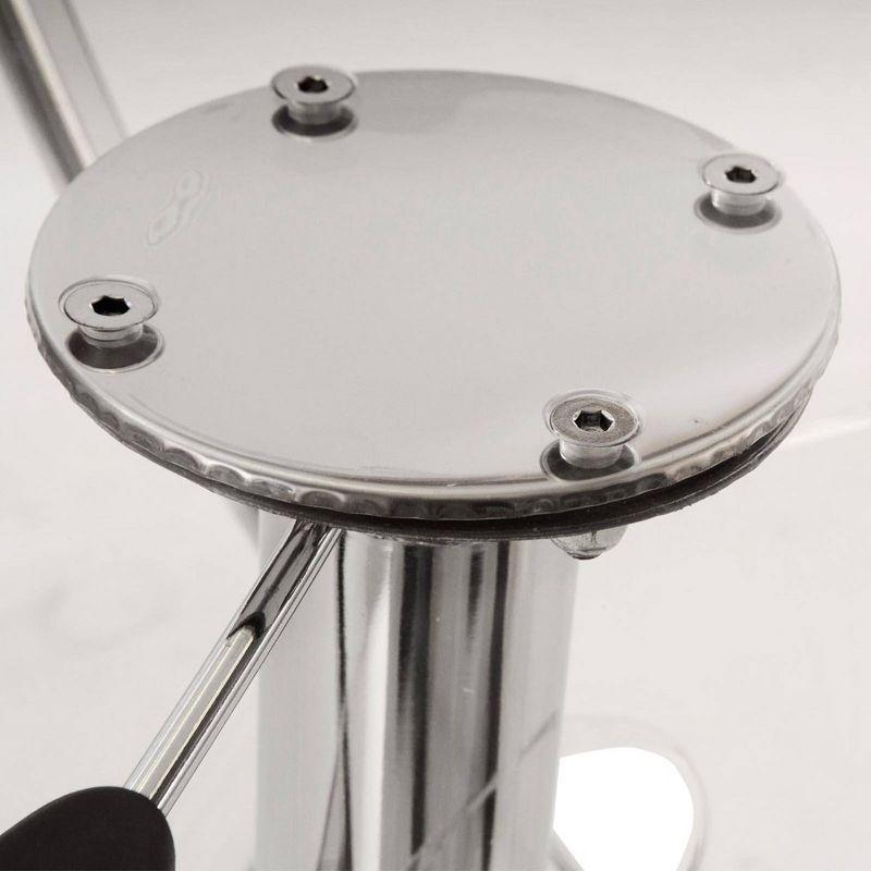 Napoli Clear Acrylic Adjustable Swivel Bar Stools, Set of 2