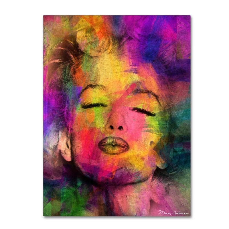 Trademark Fine Art -Mark Ashkenazi 'Marilyn Monroe VI' Canvas Art - 18''x24''
