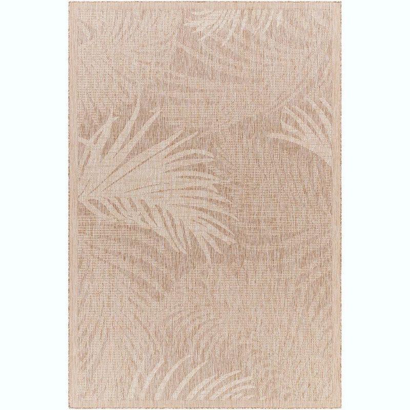 Algona Coastal Beige Polypropylene 5'3" x 7' Area Rug