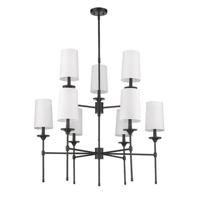 Hayse 9 - Light Dimmable Tiered Chandelier