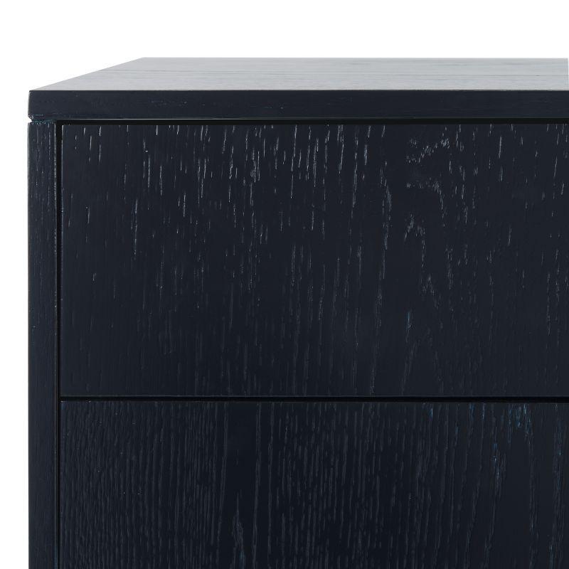 Lorna 3 Drawer Nightstand - FOX6232 - Navy - Safavieh Couture