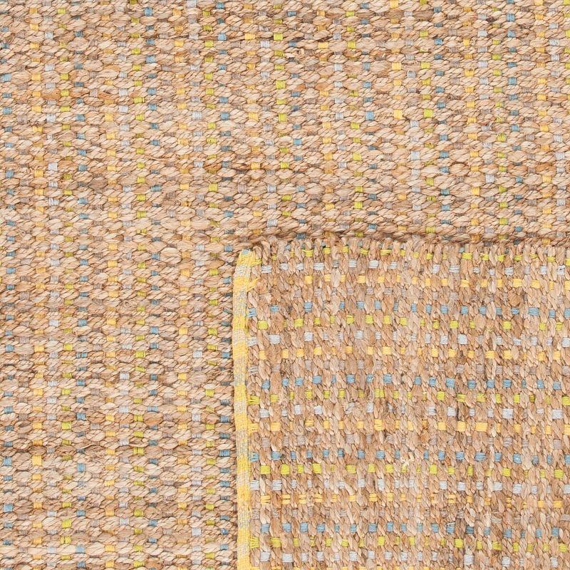 Cape Cod Yellow Handwoven Cotton Area Rug 4' x 6'