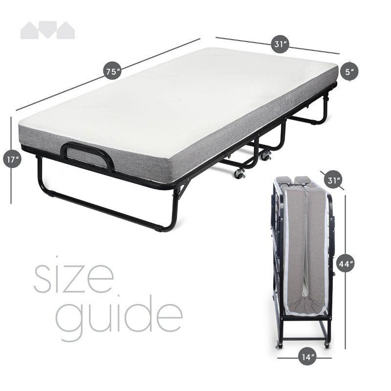 Milliard Diplomat Folding Bed-Cot Size