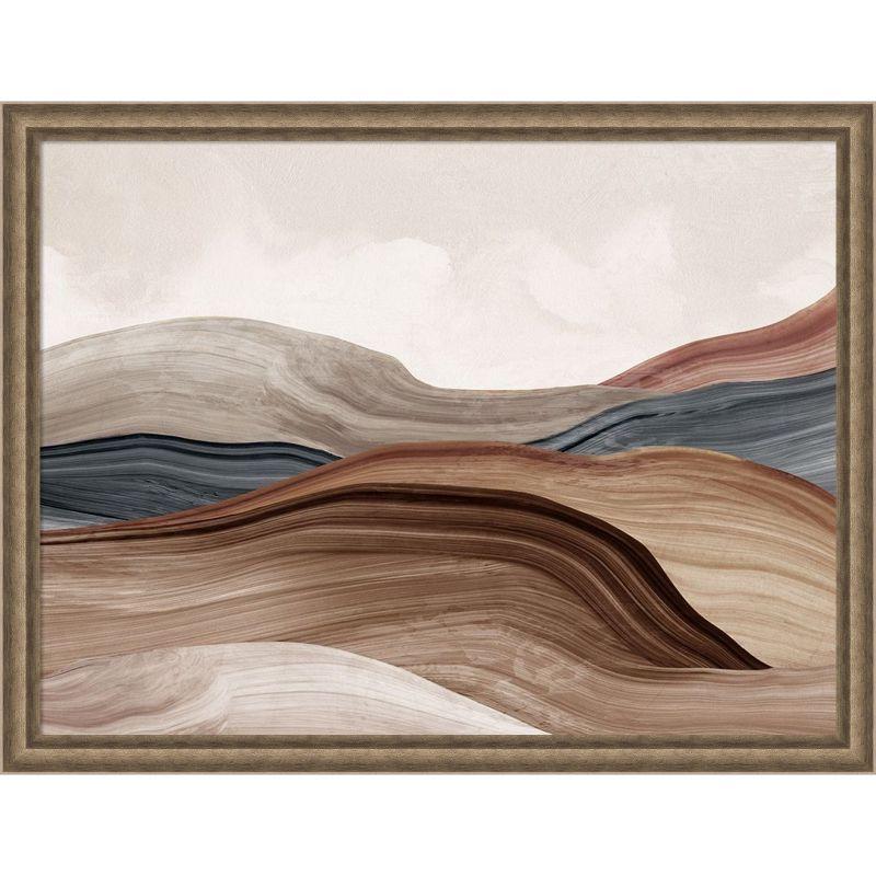 Amanti Art Silent Grand Canyon by Luna Mavis Wood Framed Wall Art Print 43 in. x 33 in.