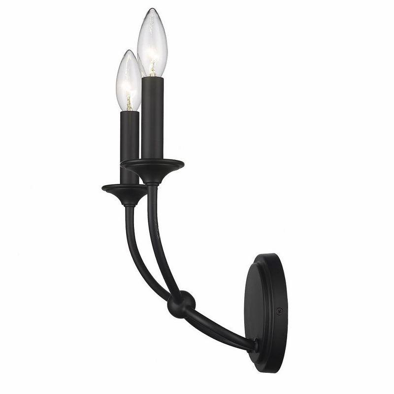 Z-Lite Arabella 2 - Light Wall Light in  Matte Black