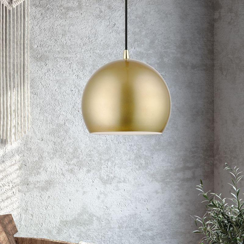 Livex Lighting Piedmont 1 - Light Pendant in  Soft Gold/Polished Brass