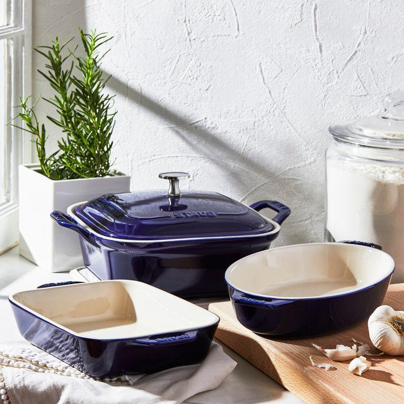 Staub ® Dark Blue 4-Piece Baking Set