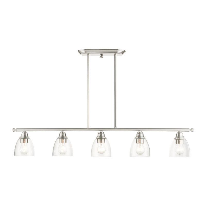 Livex Lighting Montgomery 5 - Light Chandelier in  Brushed Nickel