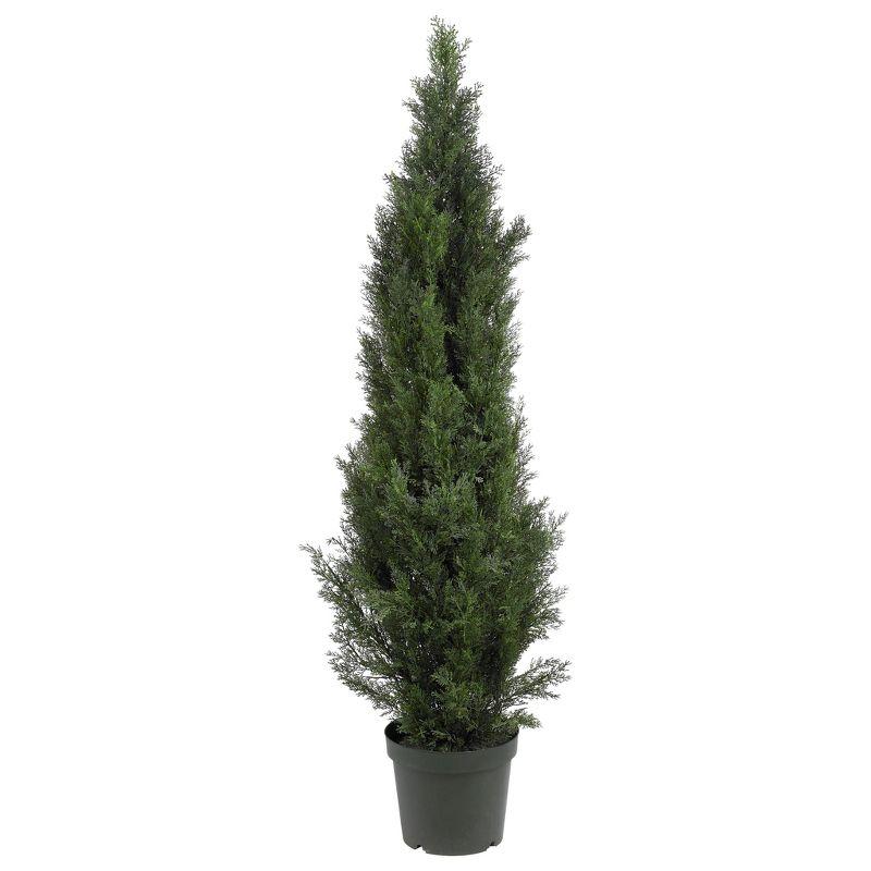 Nearly Natural 5-ft Mini Cedar Pine Tree (Indoor/Outdoor)