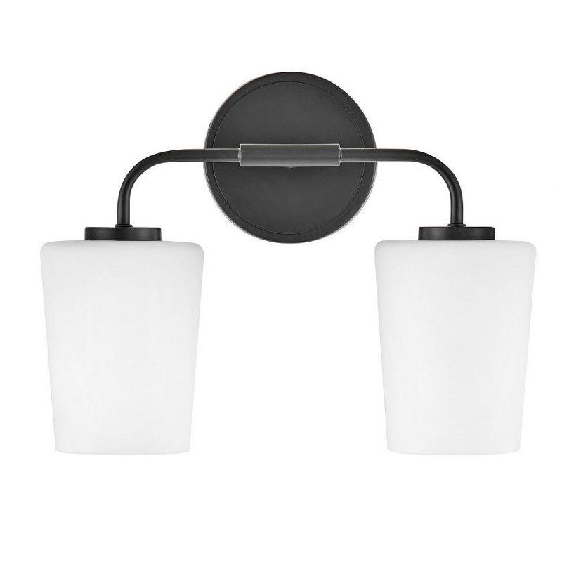 Fitz 2 Light Frosted Dimmable Vanity Light