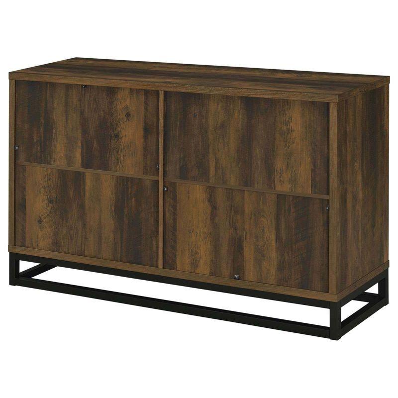 Coaster Ryatt Transitional 4 Door Wood Accent Cabinet Dark Pine