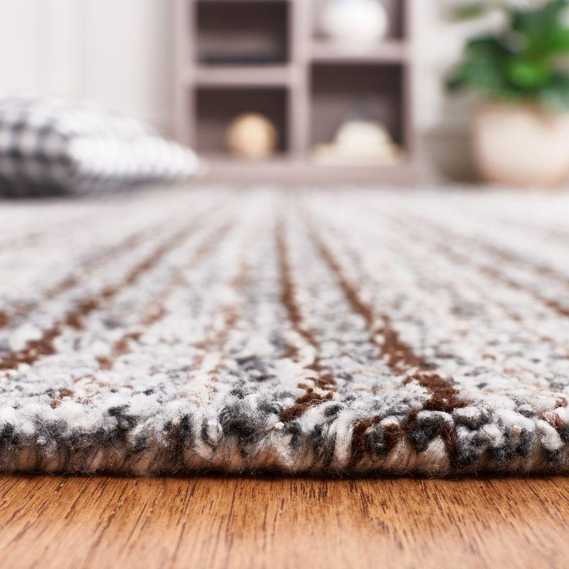Abstract ABT486 Hand Tufted Area Rug - Grey/Brown - 8'9"x11'9" - Safavieh.