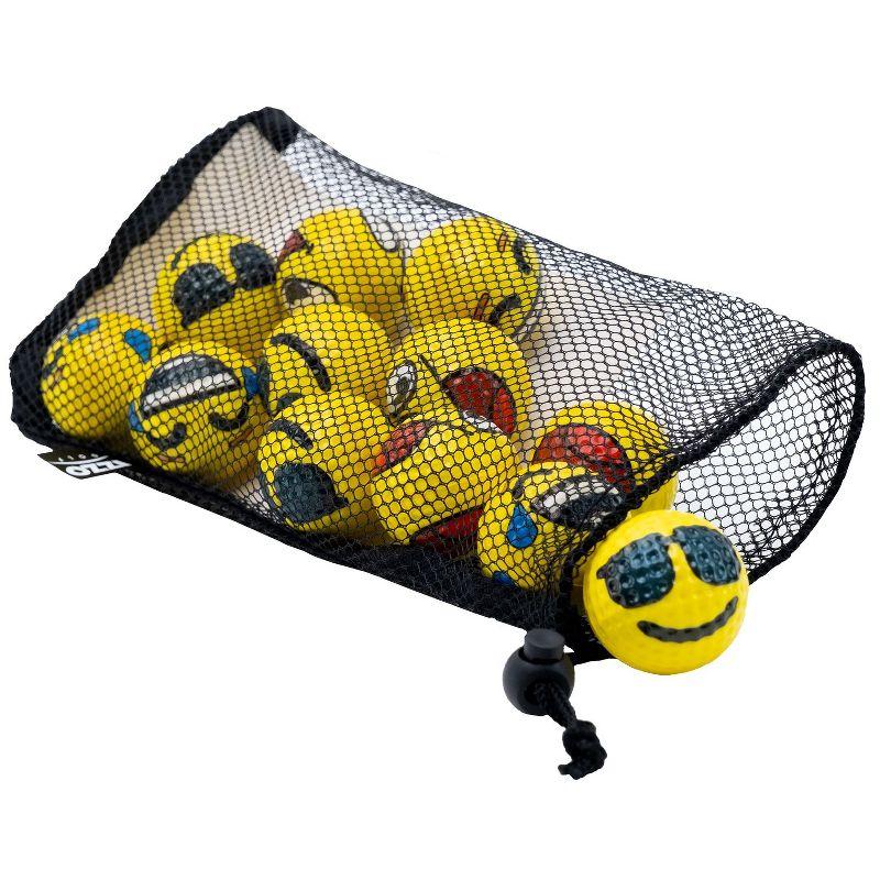 Izzo Golf Emoji Practice Balls 12 Pack