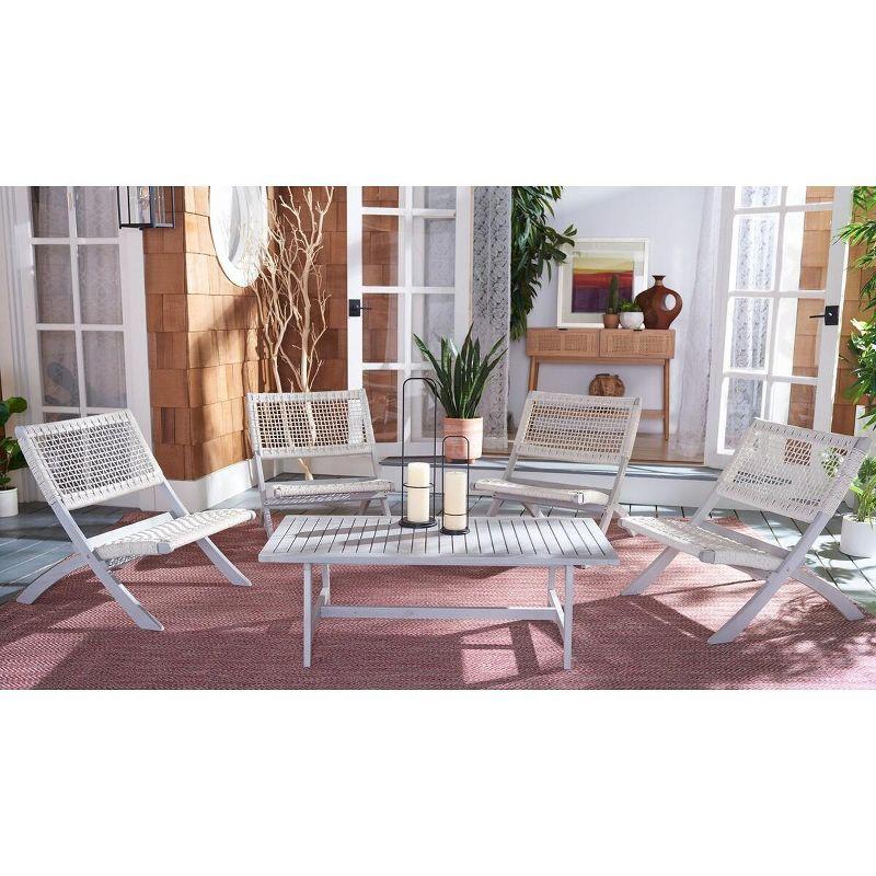 Blaze Living Set - Indoor/Outdoor - PAT7080 - Grey/Grey - Safavieh