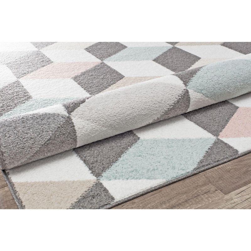 Rugs America Mika Geometric Contemporary Area Rug