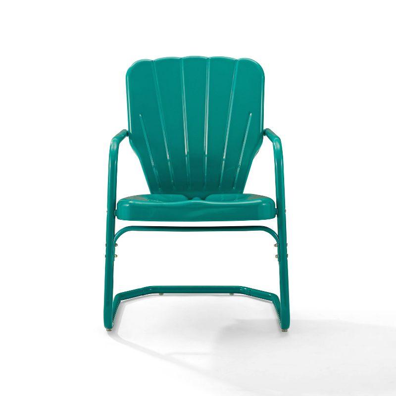 Ridgeland 2pk Outdoor Chairs - Turquoise Gloss - Crosley