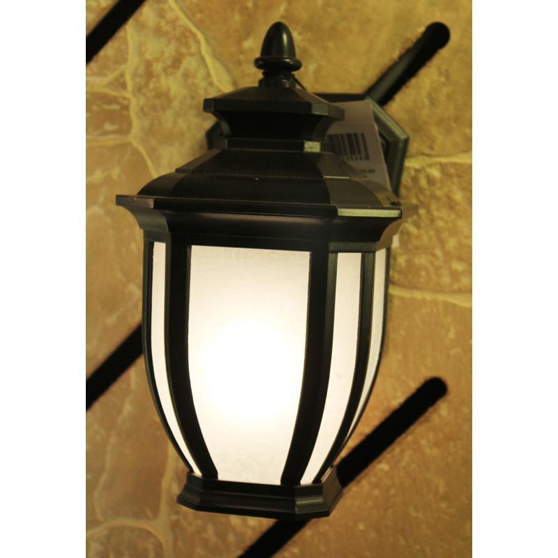 Salisbury Black 10.25" Outdoor Lantern Wall Light