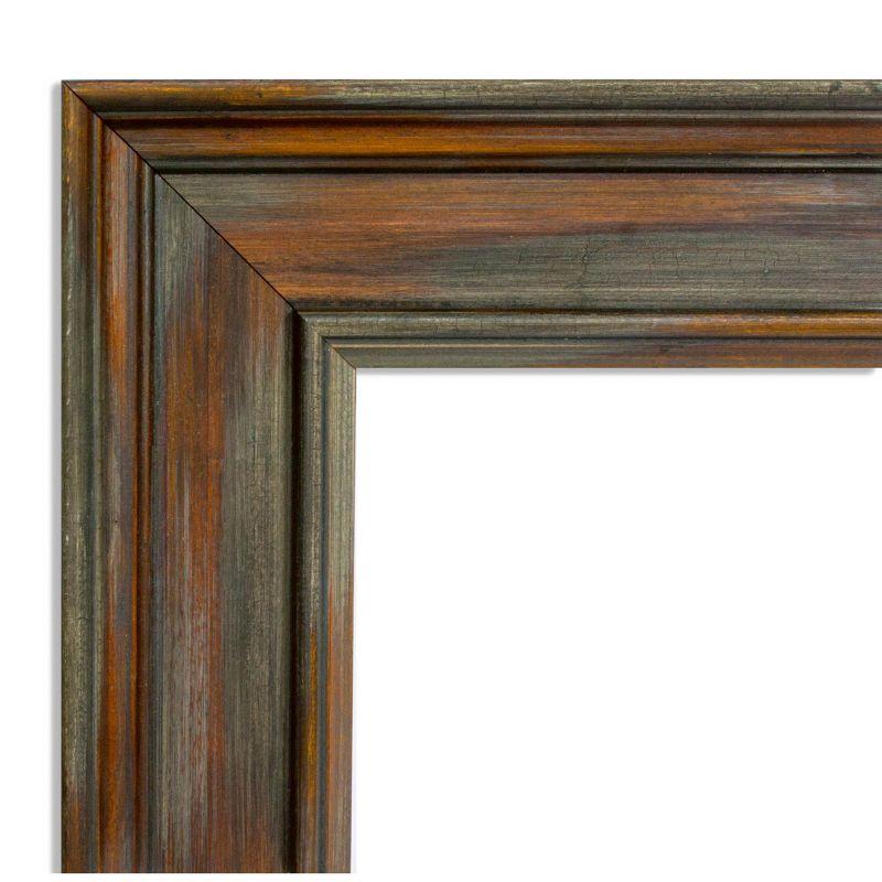 Amanti Art Alexandria Rustic Brown Wood Picture Frame Opening Size 11x14 in.