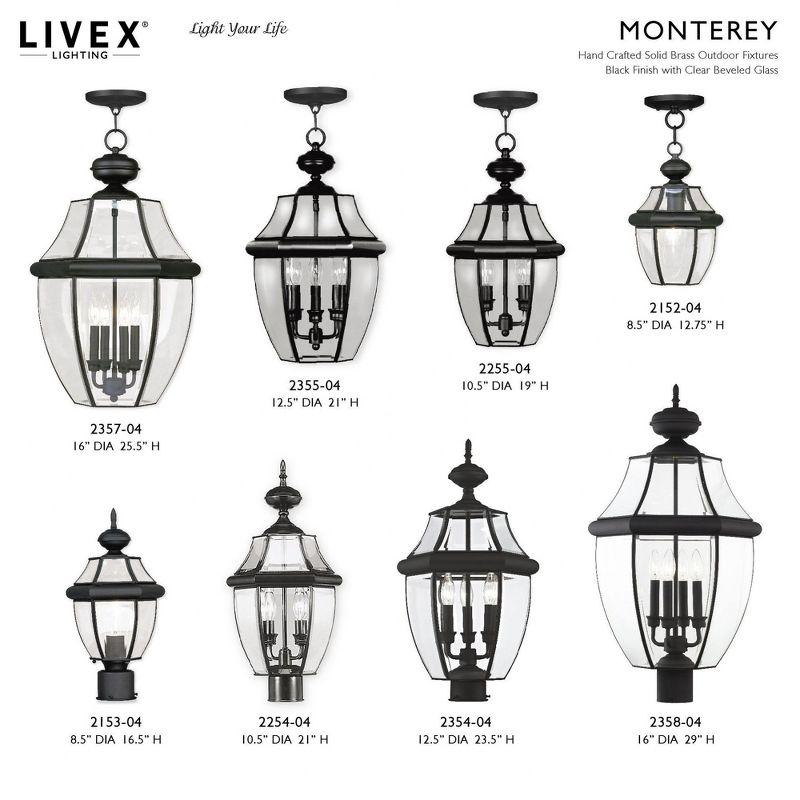 Lighting Lumens 2 Light Outdoor Chain Lantern Pendant with Clear Glass Shade