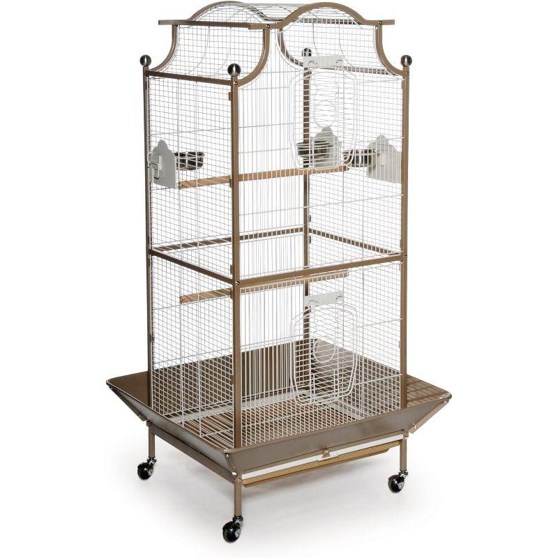 Prevue Hendryx 58.5'' Victorian Top Floor Bird Cage with Wheels