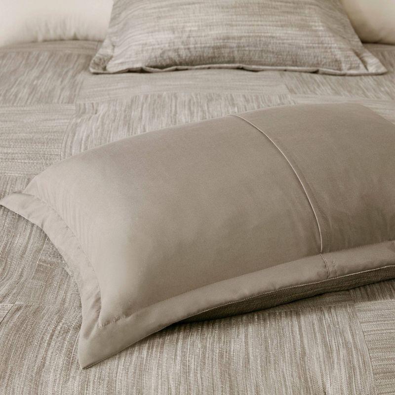 Madison Park Walter 7 Piece Printed Weave Seersucker Comforter Set