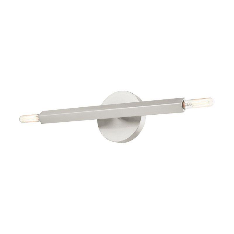 Livex Lighting Moco 2 - Light Wall Light in  Brushed Nickel