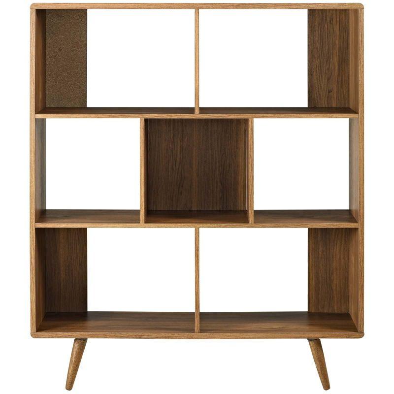 52" Realm Bookshelf Walnut - Modway